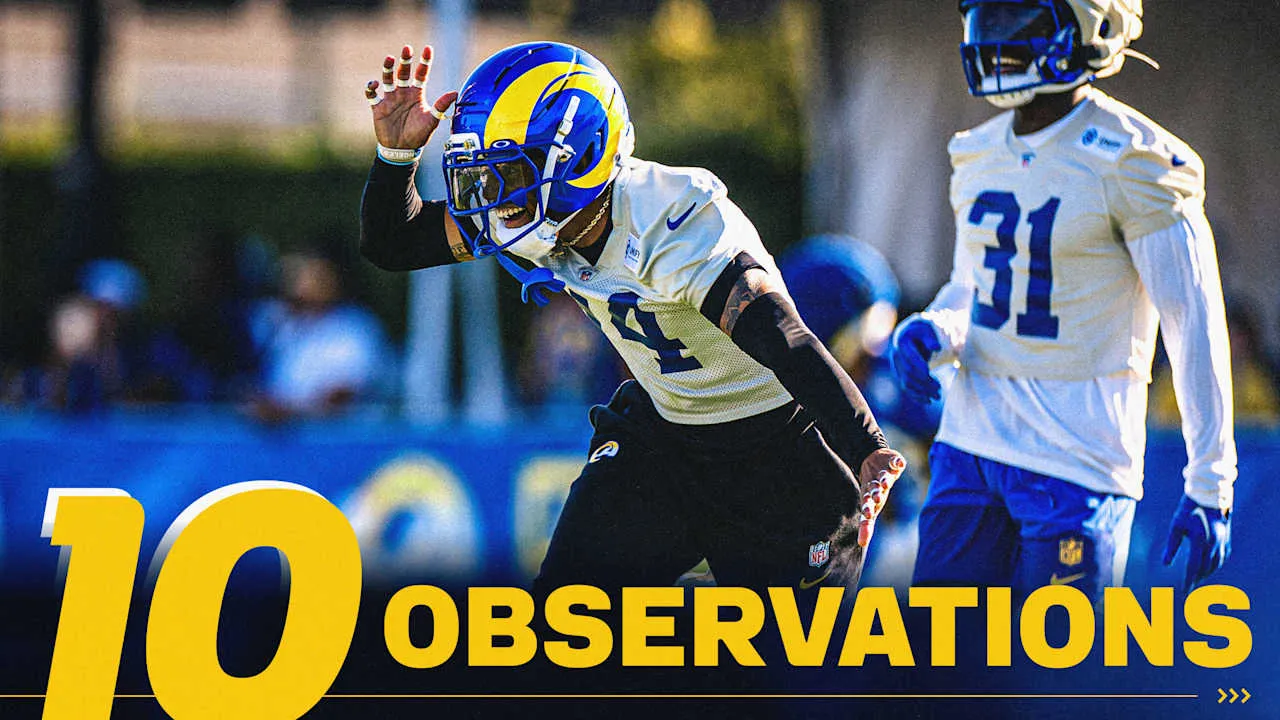 10 Pengamatan dari Hari ke-1 Kamp Pelatihan Rams 2025: Banyak Davante Adams, Permainan Cobie Durant, dan Lainnya